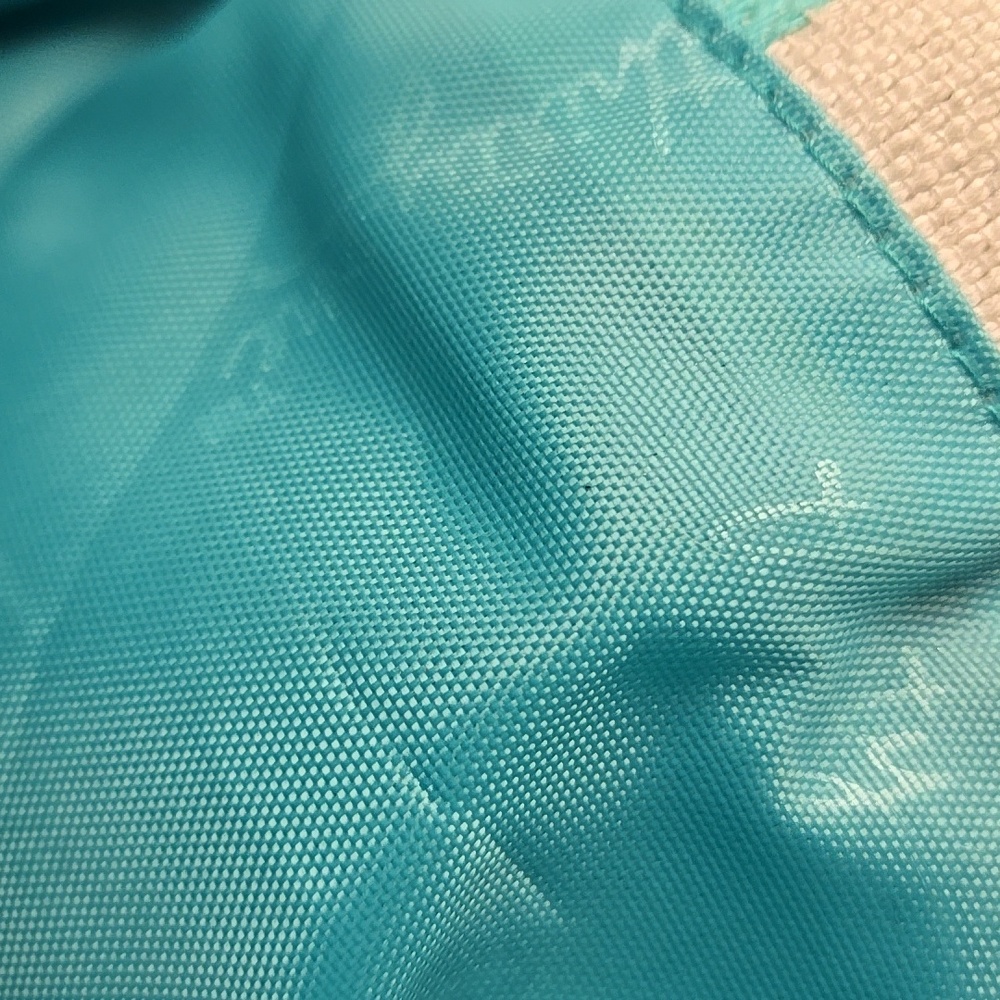 Thirty One Organizing Crossbody Tote In Blue Twill Stripe Adjustable And Pockets - Picture 5 of 17